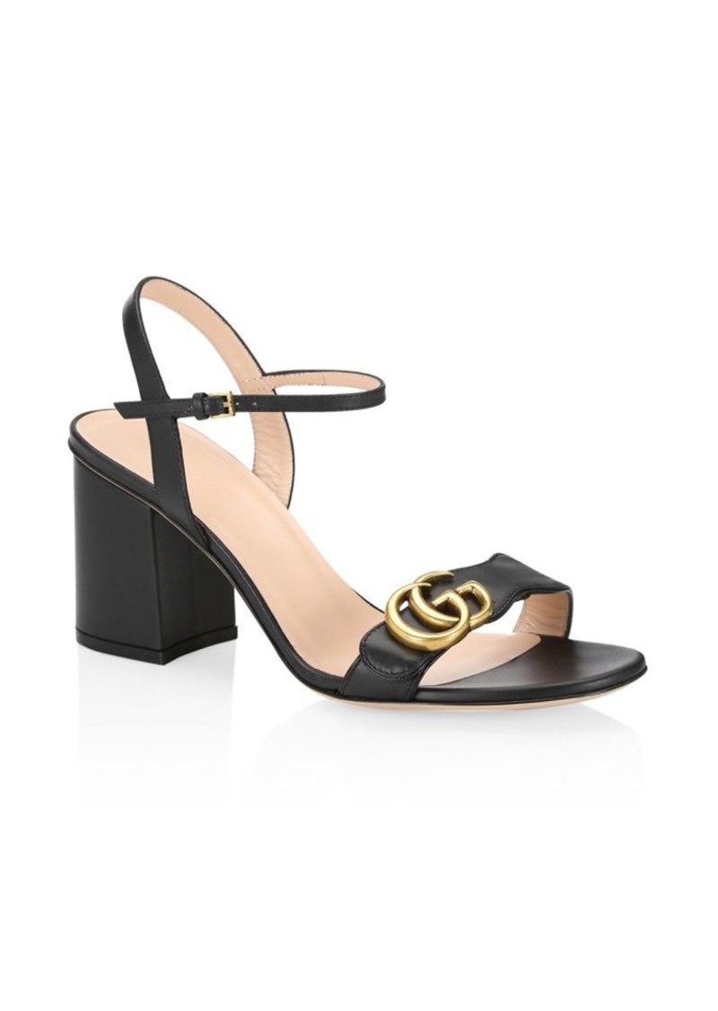 Gucci Leather Mid-Heel Sandals | Shoes