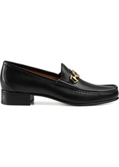 Gucci Leather moccasin with GG
