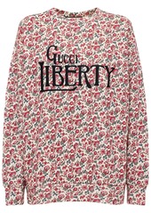 Gucci Liberty Printed Cotton Jersey Sweatshirt