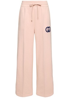 Gucci Light Felted Cotton Jersey Joggers