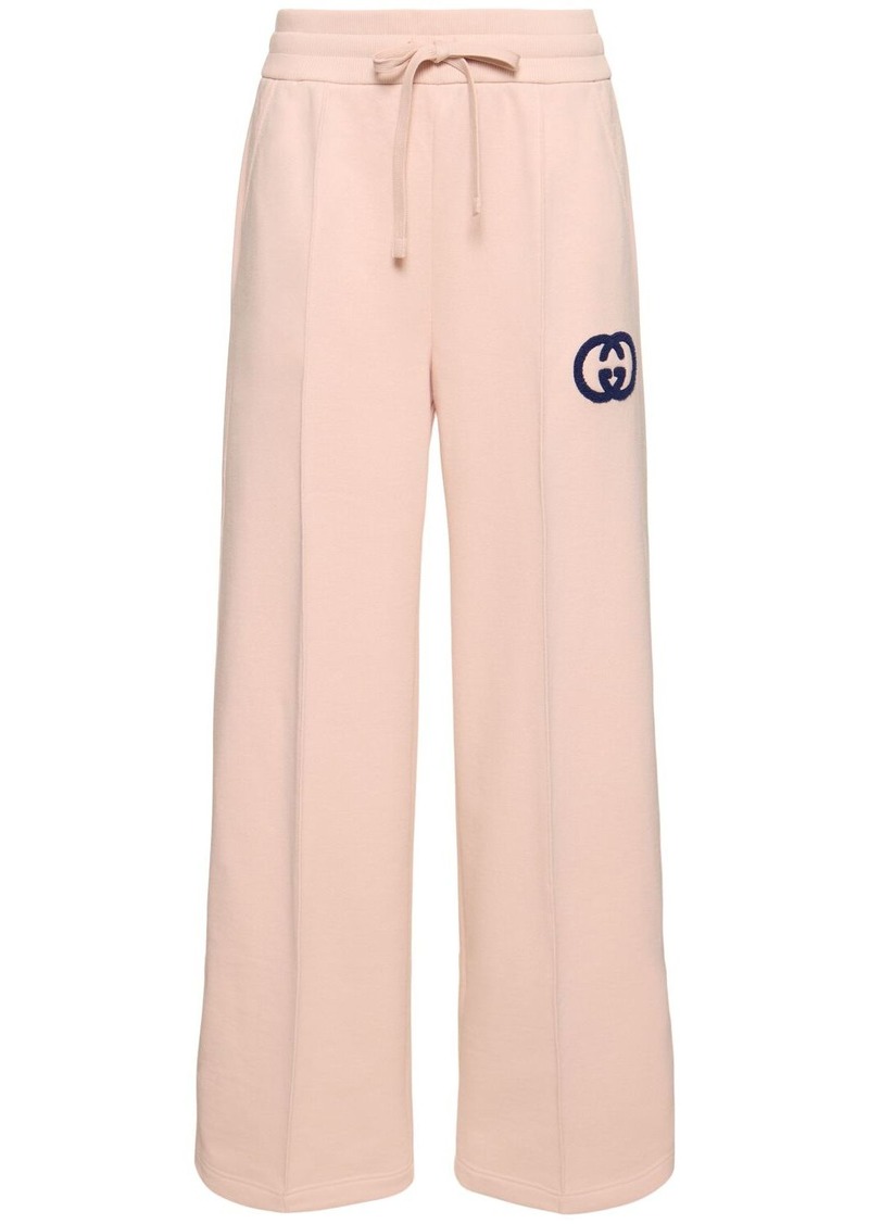 Gucci Light Felted Cotton Jersey Joggers