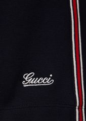 Gucci Logo Cotton Basket Sweatshorts