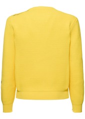 Gucci Logo Cotton Blend Crewneck Sweater