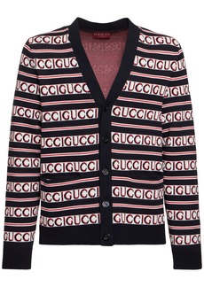 Gucci Logo Cotton Cardigan