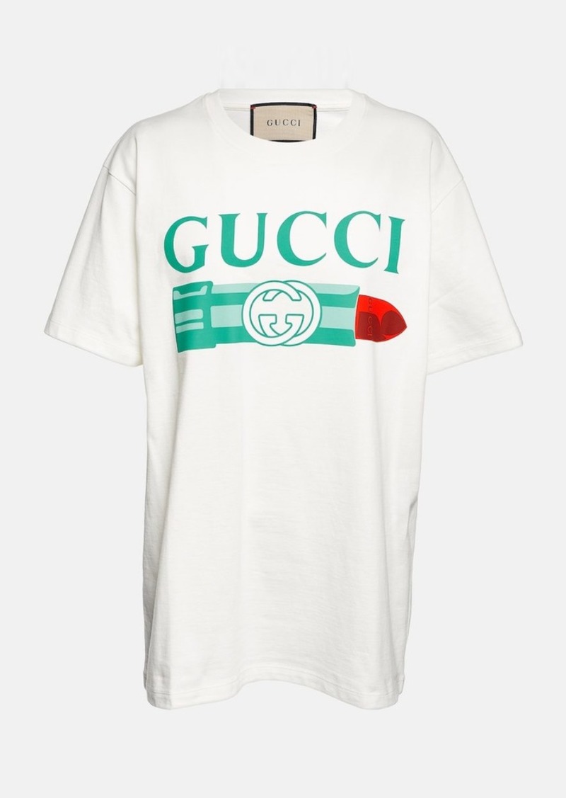 Gucci Logo cotton jersey T-shirt