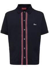 Gucci Logo Cotton Polo Shirt