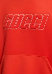 Gucci Logo Detail Tech Hoodie