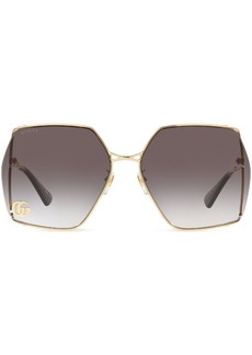 Gucci logo-engraved tinted sunglasses