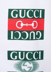 Gucci Logo Heavy Cotton Jersey T-shirt