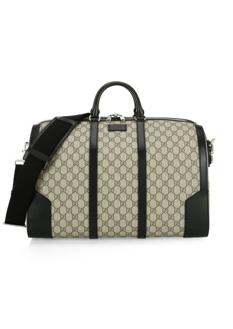 gucci monogram duffle bag