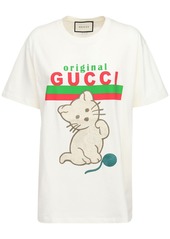 Gucci Logo Print Cotton Jersey T-shirt