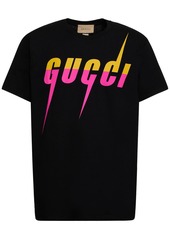 Gucci Logo Printed Cotton T-shirt