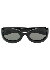 Gucci logo square tinted sunglasses