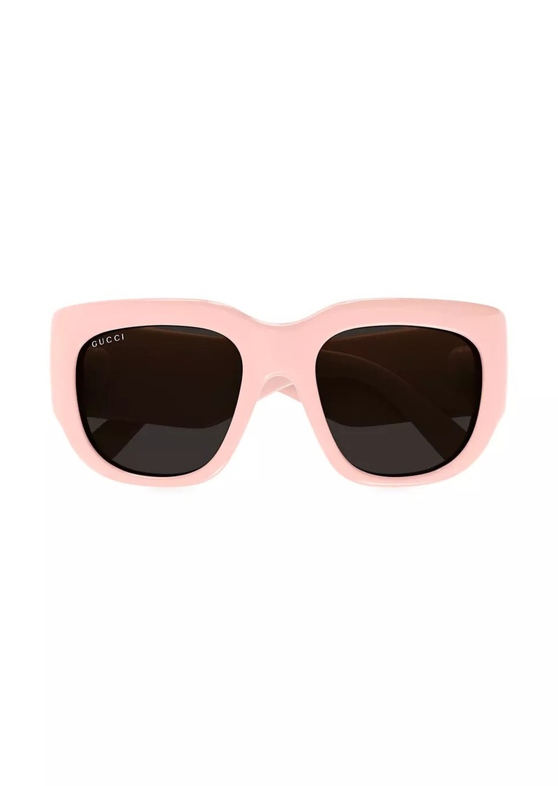 Gucci Marmont Monocolor 53MM Squared Sunglasses