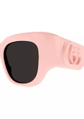 Gucci Marmont Monocolor 53MM Squared Sunglasses