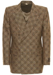 Gucci Maxi Horsebit Cotton Blend Jacket