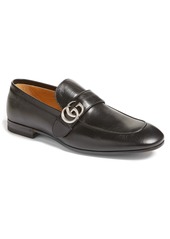 Gucci Donnie Double G Loafer in Nero/Nero Leather at Nordstrom