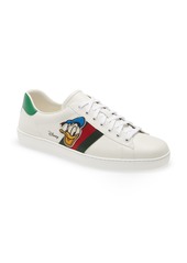Gucci x Disney Ace Donald Duck Low Top Sneaker in White at Nordstrom