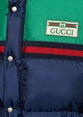 Gucci Metropolitan Nylon Satin Down Vest