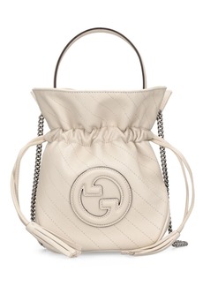 Gucci Mini Blondie Leather Bucket Bag
