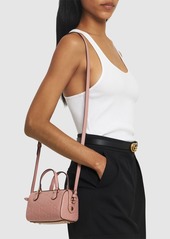 Gucci Super Mini Gg Leather Top Handle Bag