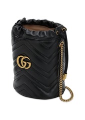 Gucci Mini Gg Marmont 2.0 Leather Bucket Bag