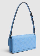 Gucci Mini Luce Leather & Canvas Shoulder Bag