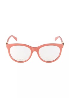 Gucci Mini Running 53MM Cat Eye Optical Glasses