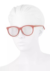 Gucci Mini Running 53MM Cat Eye Optical Glasses