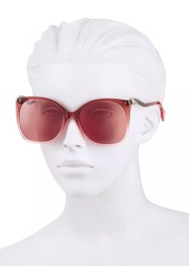 Gucci Mini Running 60MM Square Sunglasses