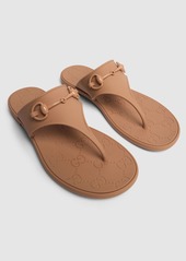 Gucci 10mm Minorca Rubber Thong Sandals