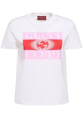 Gucci New 70s Cotton Jersey T-shirt