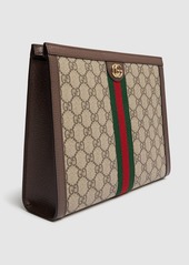 Gucci Ophidia Gg Supreme Squared Zip Pouch