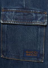 Gucci Organic Denim Cargo Pants