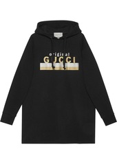 "Original Gucci" print hooded dress