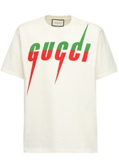 Gucci Oversize Printed Cotton Jersey T-shirt