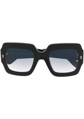 Gucci oversized-frame logo sunglasses