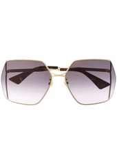 Gucci oversized-frame sunglasses