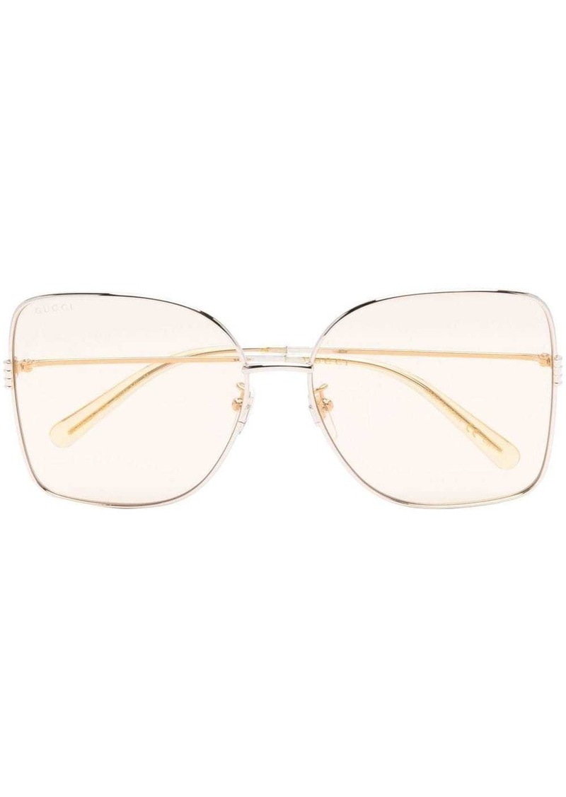 Gucci oversized square-frame sunglasses