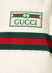 Gucci Padded Nylon Down Jacket W/web