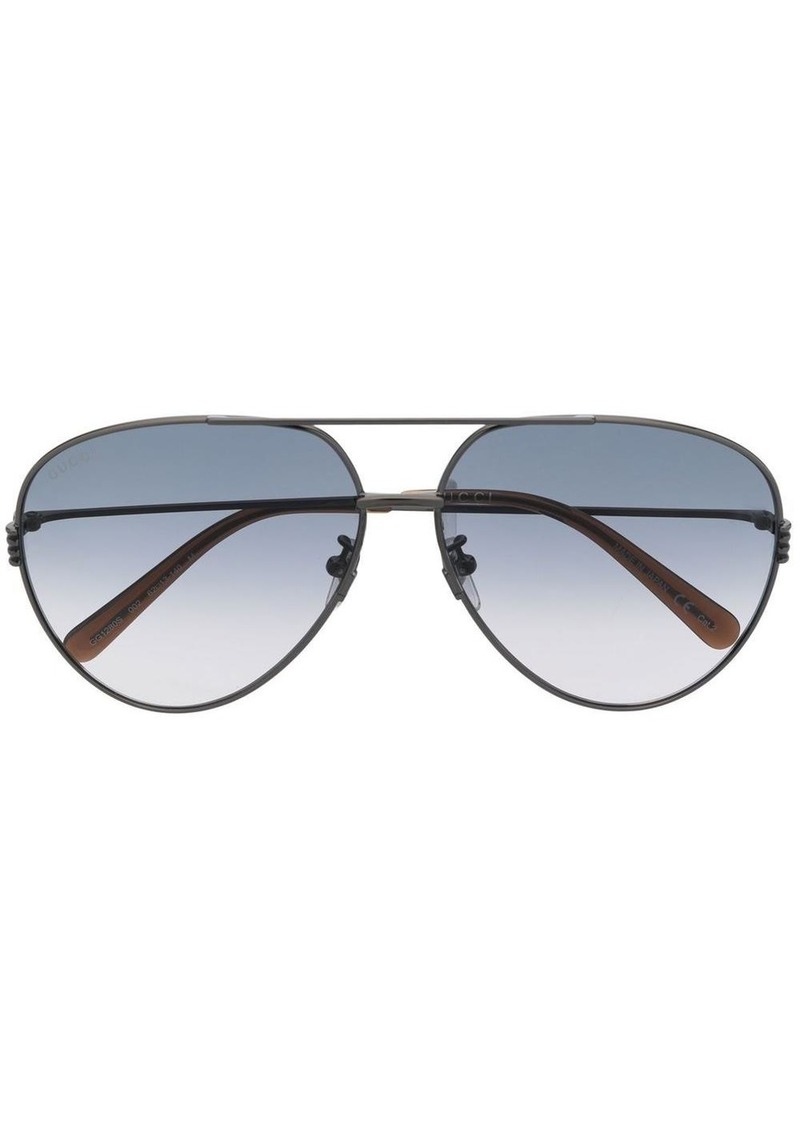 Gucci pilot-frame sunglasses