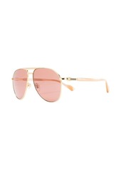 Gucci pilot-frame tinted sunglasses