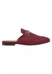 Gucci Princetown Canvas Slippers