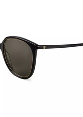 Gucci Pure Acetate 56MM Round Sunglasses