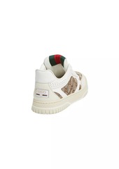 Gucci Re-Web Leather Sneakers