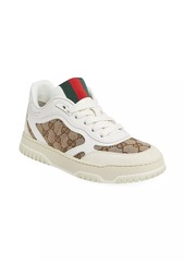 Gucci Re-Web Leather Sneakers