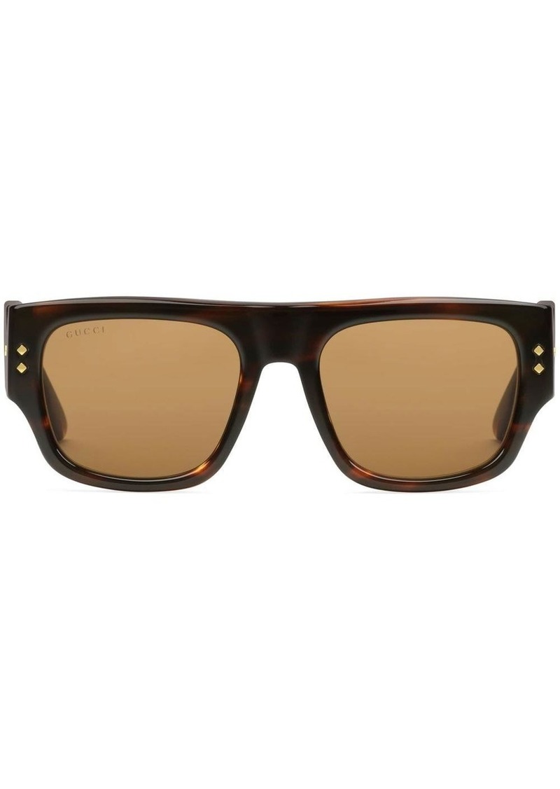 Gucci rectangle-frame sunglasses