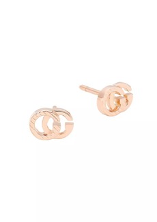 Gucci Running G 18K Rose Gold Stud Earrings