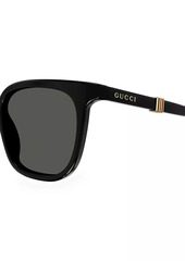 Gucci Running Web Square Sunglasses