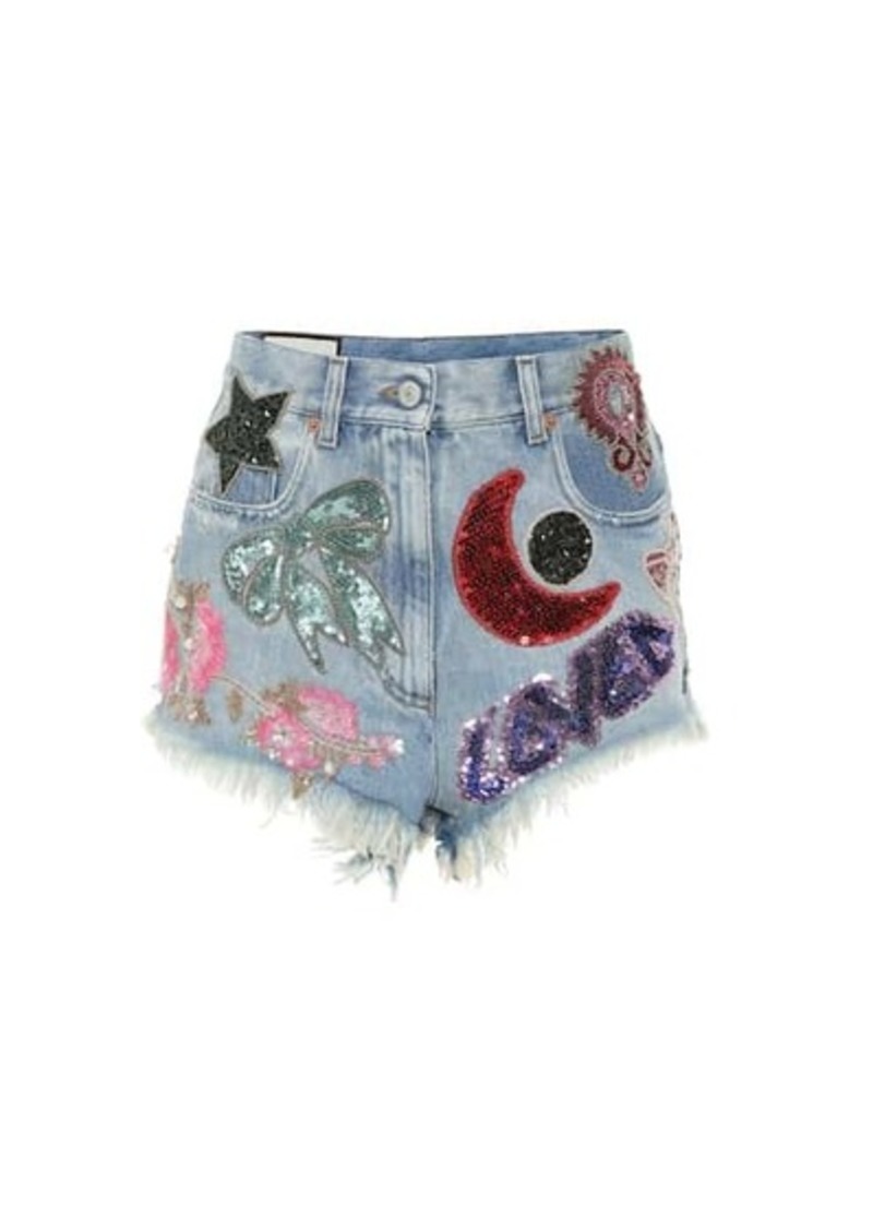 gucci jeans shorts